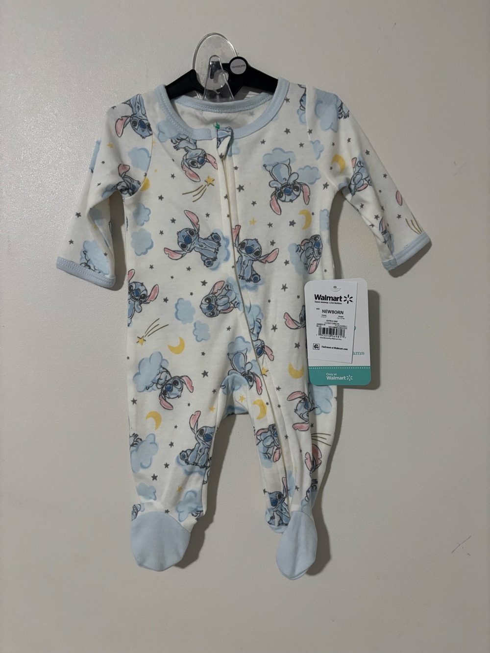 Disney Baby Stitch Pajamas Size Newborn